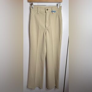 Vintage Lee Pants Ms. Lee Union Made Cream High Waist  (no size)